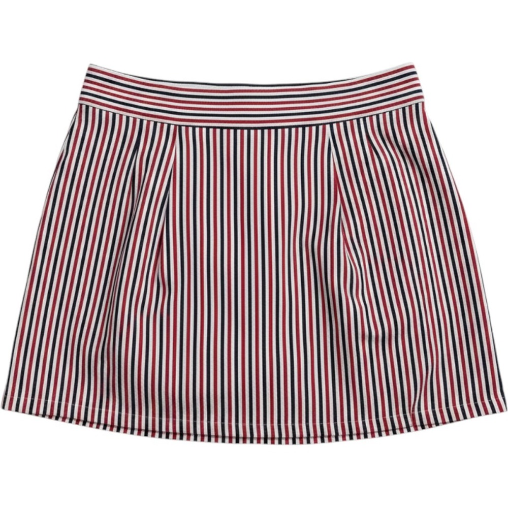 Forever 21 Women's Red White‎ Blue Striped Skirt with Pockets 2X Patriotic